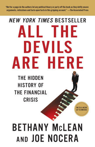 All the Devils Are Here: The Hidden History of the Financial Crisis book cover by Bethany McLean, Joe Nocera