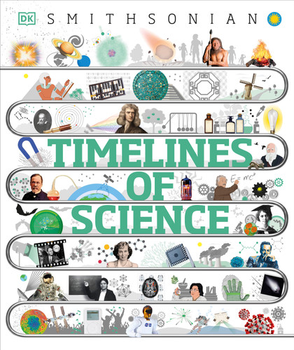 Timelines of Science: From Fossils to Quantum Physics (DK Children's Timelines) book cover by Leo Ball, Patricia Fara