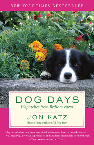 Dog Days: Dispatches from Bedlam Farm book cover by Jon Katz