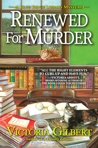 Renewed for Murder (A Blue Ridge Library Mystery) book cover by Victoria Gilbert