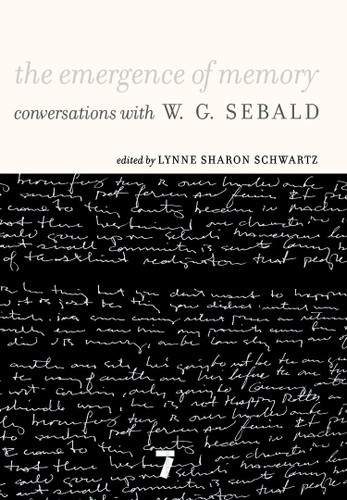 The Emergence of Memory: Conversations with W. G. Sebald book cover by W.G. Sebald