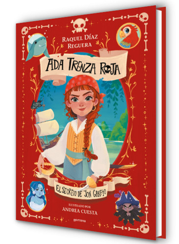 El secreto de Jon Garfio / Jon Garfio's Secret (ADA TRENZA ROJA) book cover by Raquel Díaz Reguera