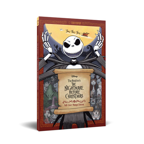 Disney Manga: Tim Burton's The Nightmare Before Christmas (Full-Color Manga Edition) book cover by Jun Asuka