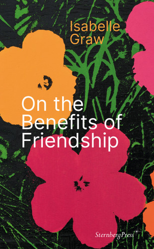 On the Benefits of Friendship book cover by Isabelle Graw