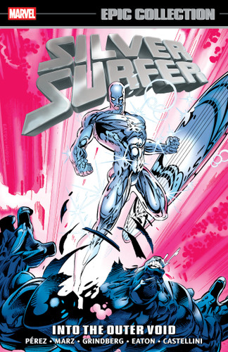 Silver Surfer Epic Collection: Into The Outer Void book cover by George Perez, Marvel Various