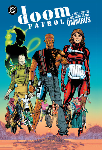 Doom Patrol by Keith Giffen and Matthew Clark Omnibus book cover by Keith Giffen, Mark Waid
