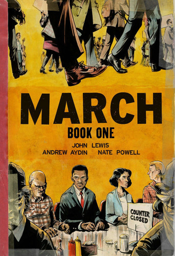 March: Book One (March) book cover by John Lewis, Andrew Aydin