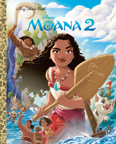 Disney Moana 2 Big Golden Book (Big Golden Book) book cover by Golden Books