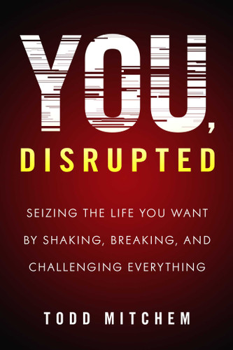 You, Disrupted: Seizing the Life You Want by Shaking, Breaking, and Challenging Everything book cover by Todd Mitchem