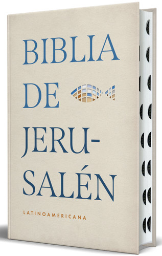 Biblia Católica Biblia de Jerusalén Latinoamericana, tapa dura edición clásica marrón arena con índice / Jerusalem Bible - Latin American Edition HC Sand book cover by Biblia de Jerusalén