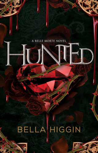 Hunted book cover by Bella Higgin