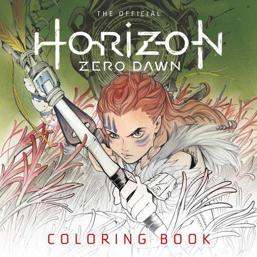 The Official Horizon Zero Dawn Coloring Book (HORIZON ZERO DAWN) book cover by 