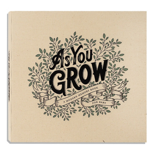 As You Grow: A Modern Memory Book for Baby (Heirloom Story Books and Guided Journals) book cover by Korie Herold