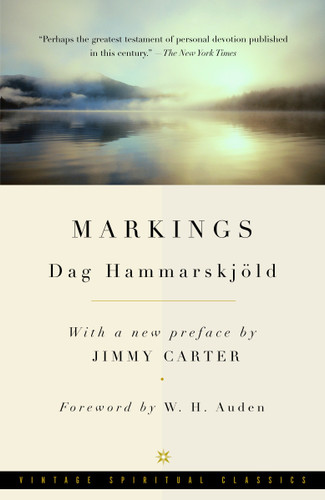 Markings: Spiritual Poems and Meditations book cover by Dag Hammarskjold