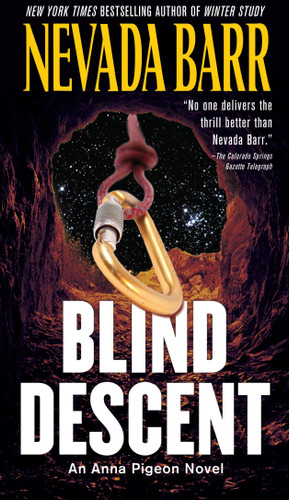 Blind Descent (An Anna Pigeon Novel) book cover by Nevada Barr