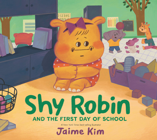 Shy Robin and the First Day of School book cover by Jaime Kim