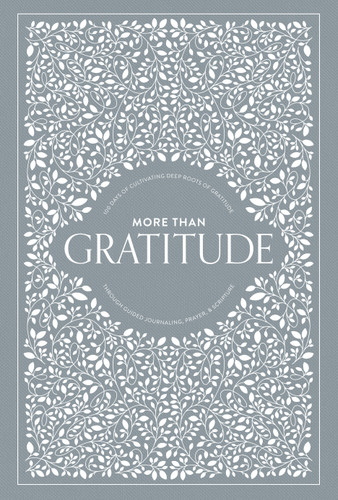 More Than Gratitude: 100 Days of Cultivating Deep Roots of Gratitude through Guided Journaling, Prayer, and Scripture (Heirloom Story Books and Guided Journals) book cover by Korie Herold