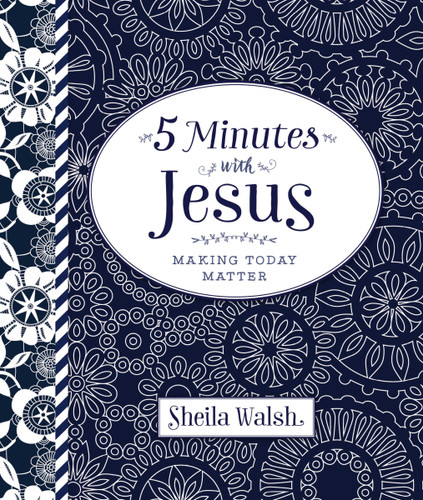 5 Minutes with Jesus: Quick Daily Devotions for Busy Lives (A 50-Day Devotional) book cover by Sheila Walsh