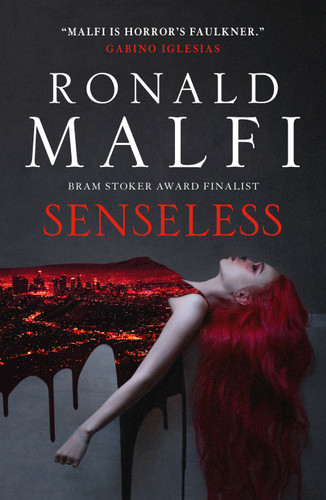 Senseless book cover by Ronald Malfi