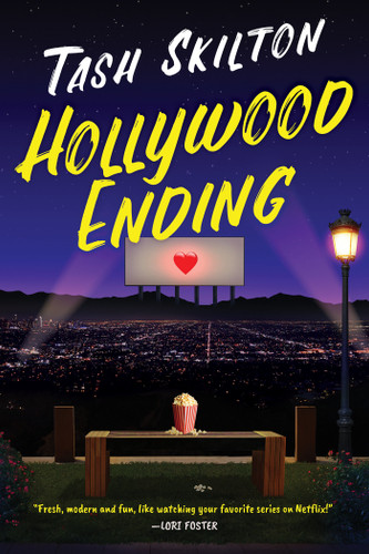 Hollywood Ending book cover by Tash Skilton