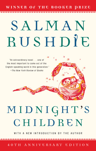 Midnight's Children: A Novel (Modern Library 100 Best Novels) book cover by Salman Rushdie