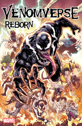 Venomverse Reborn (VENOMVERSE REBORN) book cover by Al Ewing, Marvel Various
