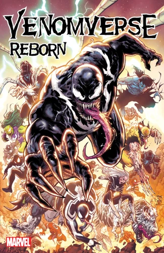 Venomverse Reborn (VENOMVERSE REBORN) book cover by Al Ewing, Marvel Various
