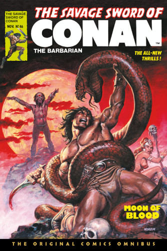 The Savage Sword of Conan: The Original Comics Omnibus Vol.4 (SAVAGE SWORD OF CONAN OMNIBUS) book cover by Roy Thomas