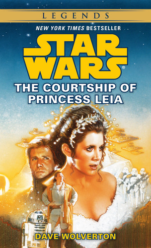 The Courtship of Princess Leia: Star Wars Legends (Star Wars - Legends) book cover by Dave Wolverton