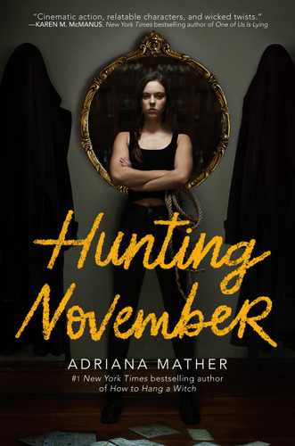 Hunting November book cover by Adriana Mather