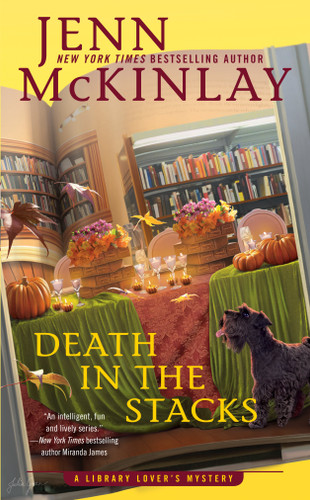Death in the Stacks (A Library Lover's Mystery) book cover by Jenn McKinlay
