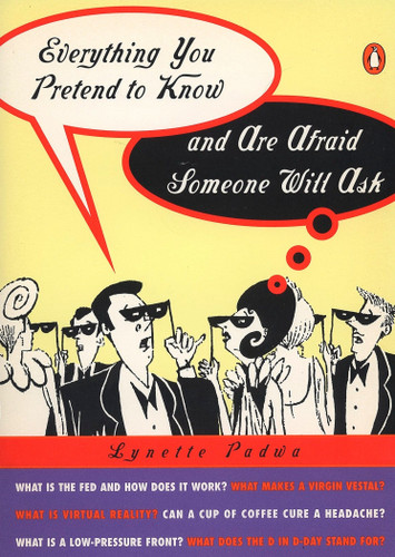 Everything You Pretend to Know and Are Afraid Someone Will Ask book cover by Lynette Padwa