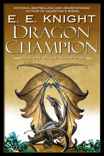 Dragon Champion (The Age of Fire) book cover by E.E. Knight