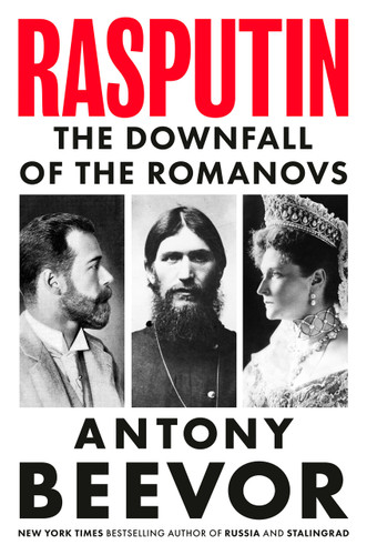 Rasputin: The Downfall of the Romanovs book cover by Antony Beevor