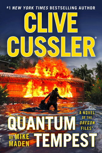Clive Cussler Quantum Tempest (The Oregon Files) book cover by Mike Maden