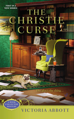 The Christie Curse (A Book Collector Mystery) book cover by Victoria Abbott
