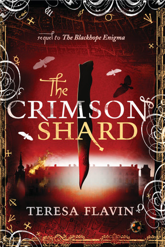 The Crimson Shard book cover by Teresa Flavin