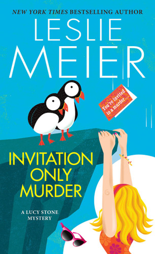 Invitation Only Murder (A Lucy Stone Mystery) book cover by Leslie Meier