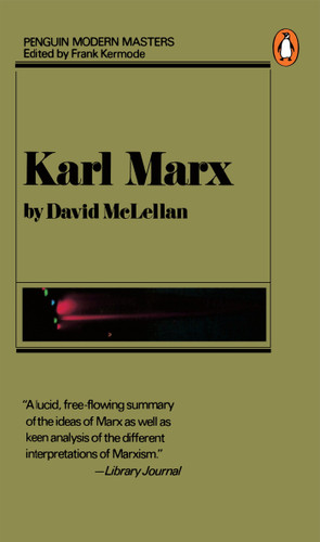 Karl Marx (Modern Masters) book cover by David McLellan
