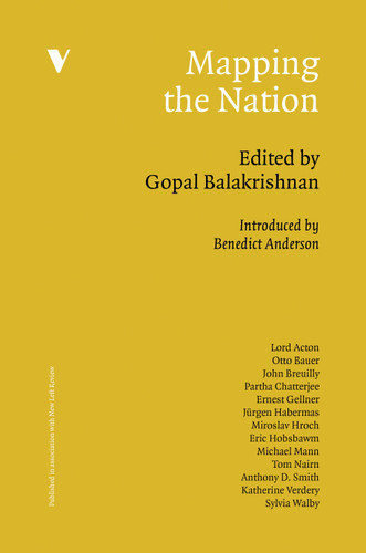 Mapping the Nation (Mappings Series) book cover by 