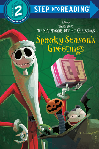 Spooky Season's Greetings (Disney Tim Burton's The Nightmare Before Christmas) (Step into Reading, Step 2) book cover by RH Disney