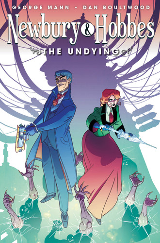 Newbury & Hobbes: The Undying (Graphic Novel) book cover by George Mann
