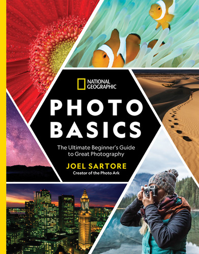 National Geographic Photo Basics: The Ultimate Beginner's Guide to Great Photography book cover by Joel Sartore