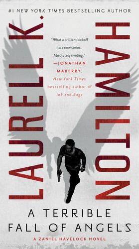 A Terrible Fall of Angels (A Zaniel Havelock Novel) book cover by Laurell K. Hamilton