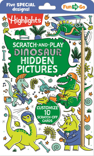 Scratch-and-Play Dinosaur Hidden Pictures (Highlights Fun to Go) book cover by 