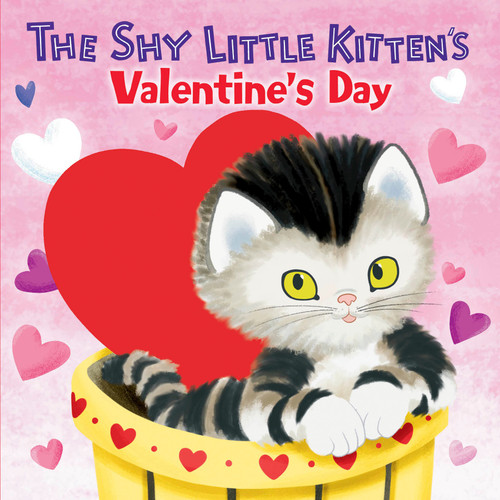 The Shy Little Kitten's Valentine's Day book cover by Andrea Posner-Sanchez