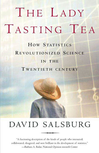 The Lady Tasting Tea: How Statistics Revolutionized Science in the Twentieth Century book cover by David Salsburg