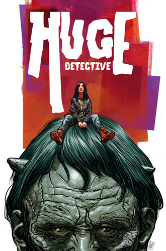 Huge Detective book cover by Adam Rose
