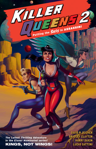 Killer Queens 2: Kings, Not Wings! book cover by David M. Booher
