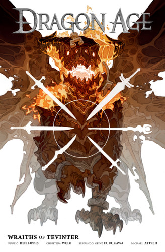 Dragon Age: Wraiths of Tevinter book cover by Nunzio DeFilippis, Christina Weir